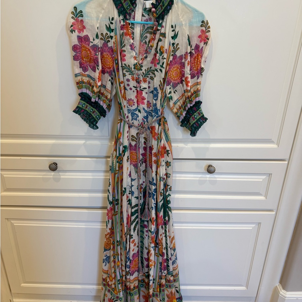 Zimmermann Vibrant Floral Maxi Dress